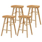 Modern Style Solid Wood Bar Stool with Footrest Living Room Simple Bar Stool 30-inches Wood 4 Piece Set Counter Stool(26"H) Clearhalo 'Bar Furniture' 'Bar Stools' 'bar_stools' 'furn' 'furn_bar_stools' 'furniture_bar_stools' 'Kitchen & Dining Furniture' 'kitchen&dining_furn' 'kitchen' 'kitchen_furn' Furniture' 4639817