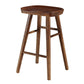 Modern Style Solid Wood Bar Stool with Footrest Living Room Simple Bar Stool 30-inches Walnut 1 Piece Counter Stool(26"H) Clearhalo 'Bar Furniture' 'Bar Stools' 'bar_stools' 'furn' 'furn_bar_stools' 'furniture_bar_stools' 'Kitchen & Dining Furniture' 'kitchen&dining_furn' 'kitchen' 'kitchen_furn' Furniture' 4639822