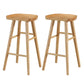 Modern Style Solid Wood Bar Stool with Footrest Living Room Simple Bar Stool 30-inches Wood 2 Piece Set Bar Stool(30"H) Clearhalo 'Bar Furniture' 'Bar Stools' 'bar_stools' 'furn' 'furn_bar_stools' 'furniture_bar_stools' 'Kitchen & Dining Furniture' 'kitchen&dining_furn' 'kitchen' 'kitchen_furn' Furniture' 4639826