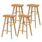 Modern Style Solid Wood Bar Stool with Footrest Living Room Simple Bar Stool 30-inches Wood 4 Piece Set Bar Stool(30"H) Clearhalo 'Bar Furniture' 'Bar Stools' 'bar_stools' 'furn' 'furn_bar_stools' 'furniture_bar_stools' 'Kitchen & Dining Furniture' 'kitchen&dining_furn' 'kitchen' 'kitchen_furn' Furniture' 4639827