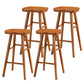 Modern Style Solid Wood Bar Stool with Footrest Living Room Simple Bar Stool 30-inches Light Brown 4 Piece Set Bar Stool(30"H) Clearhalo 'Bar Furniture' 'Bar Stools' 'bar_stools' 'furn' 'furn_bar_stools' 'furniture_bar_stools' 'Kitchen & Dining Furniture' 'kitchen&dining_furn' 'kitchen' 'kitchen_furn' Furniture' 4639830
