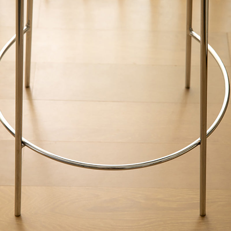 Nordic Style Leather Upholstered Barstool 4 Feet 27-inch Bar Stool for Dinning Room Clearhalo 'Bar Furniture' 'Bar Stools' 'bar_stools' 'furn' 'furn_bar_stools' 'furniture_bar_stools' 'Kitchen & Dining Furniture' 'kitchen&dining_furn' 'kitchen' 'kitchen_furn' Furniture' 4640015