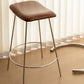 Nordic Style Leather Upholstered Barstool 4 Feet 27-inch Bar Stool for Dinning Room Clearhalo 'Bar Furniture' 'Bar Stools' 'bar_stools' 'furn' 'furn_bar_stools' 'furniture_bar_stools' 'Kitchen & Dining Furniture' 'kitchen&dining_furn' 'kitchen' 'kitchen_furn' Furniture' 4640020