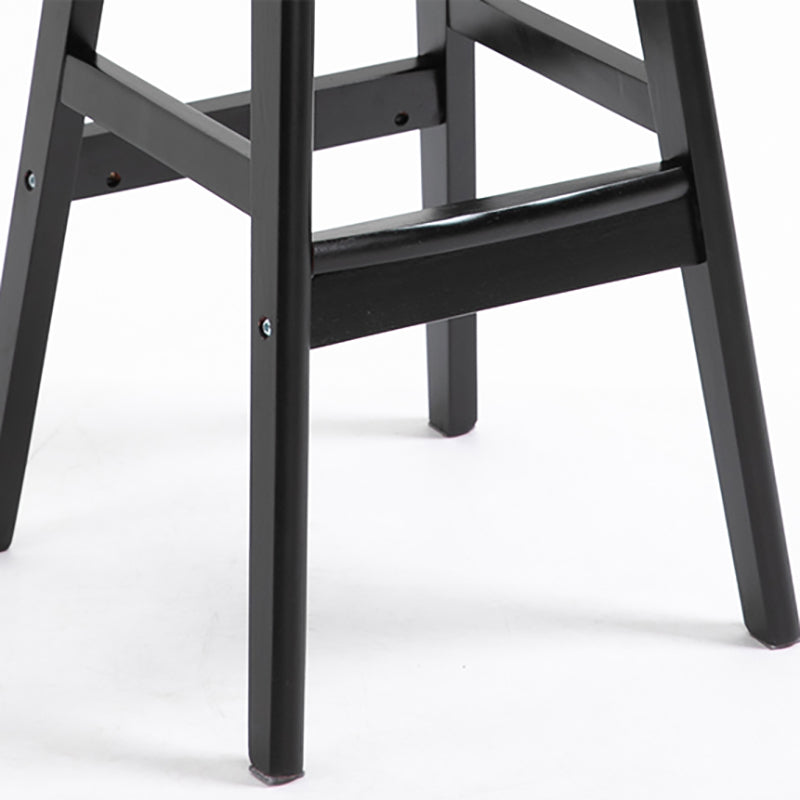 Contemporary Solid Wood Folding Barstools Indoor Bar Stool with Low Back Clearhalo 'Bar Furniture' 'Bar Stools' 'bar_stools' 'furn' 'furn_bar_stools' 'furniture_bar_stools' 'Kitchen & Dining Furniture' 'kitchen&dining_furn' 'kitchen' 'kitchen_furn' Furniture' 4640049