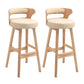 Contemporary Solid Wood Folding Barstools Indoor Bar Stool with Low Back Beige Natural 2 Piece Set Clearhalo 'Bar Furniture' 'Bar Stools' 'bar_stools' 'furn' 'furn_bar_stools' 'furniture_bar_stools' 'Kitchen & Dining Furniture' 'kitchen&dining_furn' 'kitchen' 'kitchen_furn' Furniture' 4640062