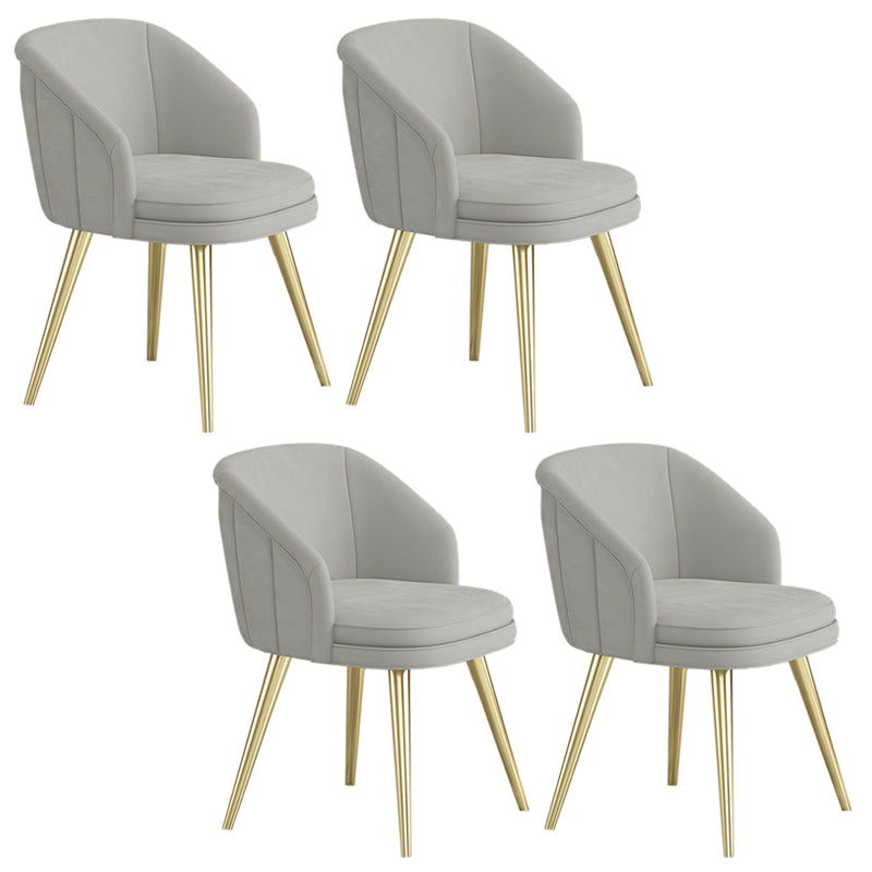 1/4/5 Pieces Luxury Rectangle Dining Set Sintered Stone Dining Table with Leather Chairs 4 Grey Chairs Clearhalo 'Dining Room Sets' 'Dining Tables & Seating' 'dining_room_set' 'furn' 'furn_dining_room_set' 'Furniture' 'furniture_dining_room_set' 'Kitchen & Dining Furniture' 'kitchen&dining_furn' 'kitchen' 4640085