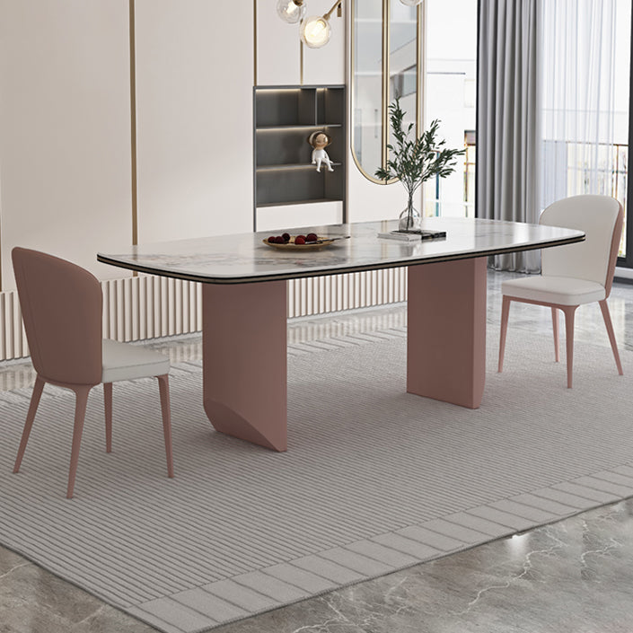 1/3/4/5/7 Pieces Contemporary Dining Set Sintered Stone Dining Room Set 3 Pieces: Table, 2 Chairs Clearhalo 'Dining Room Sets' 'Dining Tables & Seating' 'dining_room_set' 'furn' 'furn_dining_room_set' 'Furniture' 'furniture_dining_room_set' 'Kitchen & Dining Furniture' 'kitchen&dining_furn' 'kitchen' 4640145