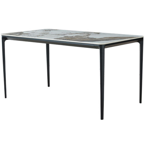 Contemporary 1/2/5 Pieces Dining Set Sintered Stone Dining Room Set Clearhalo 'Dining Room Sets' 'Dining Tables & Seating' 'dining_room_set' 'furn' 'furn_dining_room_set' 'Furniture' 'furniture_dining_room_set' 'Kitchen & Dining Furniture' 'kitchen&dining_furn' 'kitchen' 4640166