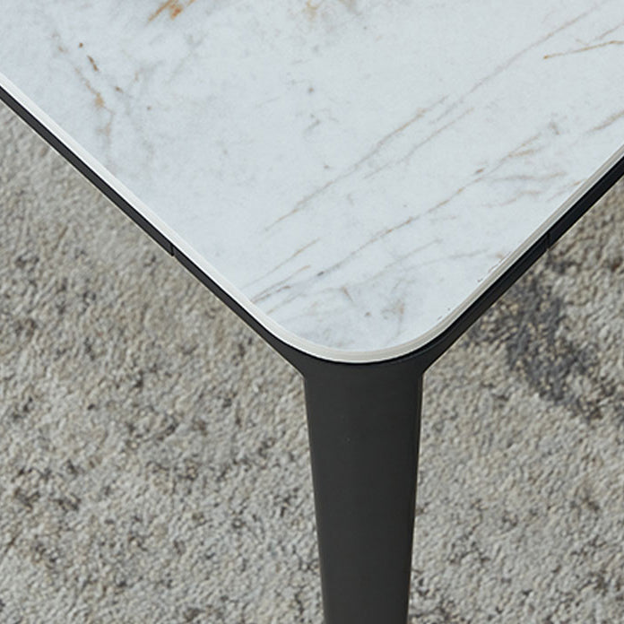 Contemporary 1/2/5 Pieces Dining Set Sintered Stone Dining Room Set Clearhalo 'Dining Room Sets' 'Dining Tables & Seating' 'dining_room_set' 'furn' 'furn_dining_room_set' 'Furniture' 'furniture_dining_room_set' 'Kitchen & Dining Furniture' 'kitchen&dining_furn' 'kitchen' 4640168