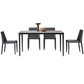 Contemporary 1/2/5 Pieces Dining Set Sintered Stone Dining Room Set 5 Pieces: Table, 4 Chairs Clearhalo 'Dining Room Sets' 'Dining Tables & Seating' 'dining_room_set' 'furn' 'furn_dining_room_set' 'Furniture' 'furniture_dining_room_set' 'Kitchen & Dining Furniture' 'kitchen&dining_furn' 'kitchen' 4640170