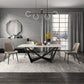 Contemporary 1/4/5 Pieces Dining Room Set Sintered Stone Dining Table Set Clearhalo 'Dining Room Sets' 'Dining Tables & Seating' 'dining_room_set' 'furn' 'furn_dining_room_set' 'Furniture' 'furniture_dining_room_set' 'Kitchen & Dining Furniture' 'kitchen&dining_furn' 'kitchen' 4640241