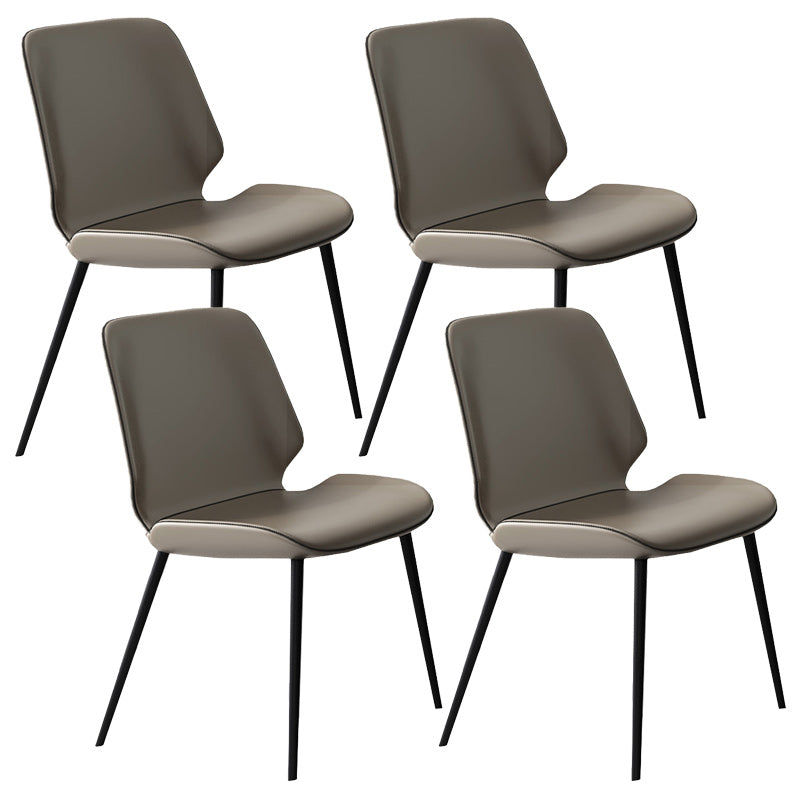 Contemporary 1/4/5 Pieces Dining Room Set Sintered Stone Dining Table Set 4 Light Grey Chairs Clearhalo 'Dining Room Sets' 'Dining Tables & Seating' 'dining_room_set' 'furn' 'furn_dining_room_set' 'Furniture' 'furniture_dining_room_set' 'Kitchen & Dining Furniture' 'kitchen&dining_furn' 'kitchen' 4640242