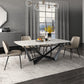 Contemporary 1/4/5 Pieces Dining Room Set Sintered Stone Dining Table Set Clearhalo 'Dining Room Sets' 'Dining Tables & Seating' 'dining_room_set' 'furn' 'furn_dining_room_set' 'Furniture' 'furniture_dining_room_set' 'Kitchen & Dining Furniture' 'kitchen&dining_furn' 'kitchen' 4640245
