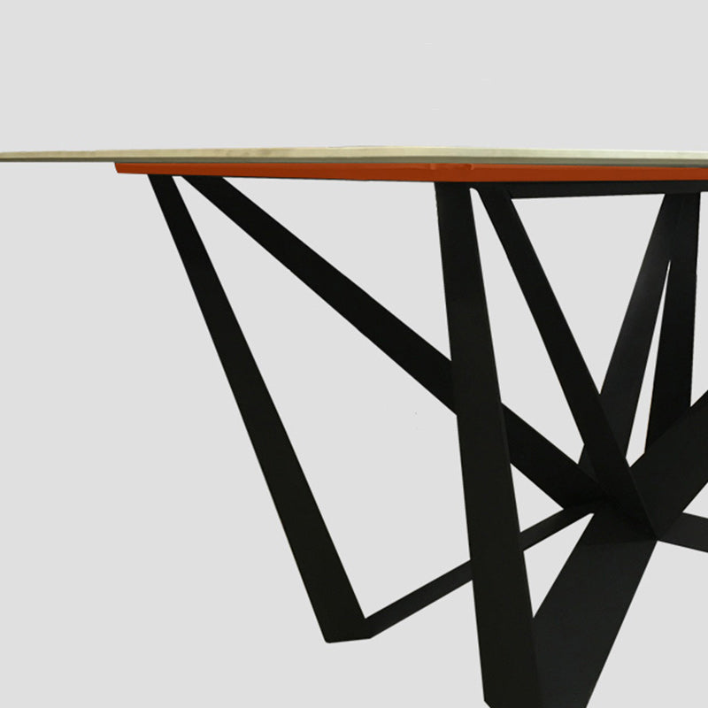 Contemporary 1/4/5 Pieces Dining Room Set Sintered Stone Dining Table Set Clearhalo 'Dining Room Sets' 'Dining Tables & Seating' 'dining_room_set' 'furn' 'furn_dining_room_set' 'Furniture' 'furniture_dining_room_set' 'Kitchen & Dining Furniture' 'kitchen&dining_furn' 'kitchen' 4640250