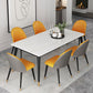 1/4/5/7 Pieces Dining Room Set Contemporary Rectangle Dining Table Set Clearhalo 'Dining Room Sets' 'Dining Tables & Seating' 'dining_room_set' 'furn' 'furn_dining_room_set' 'Furniture' 'furniture_dining_room_set' 'Kitchen & Dining Furniture' 'kitchen&dining_furn' 'kitchen' 4640260