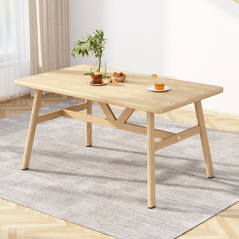 Modern 1/2/5/7 Pieces Dining Set Rectangle Wood Dining Table for Dining Room Clearhalo 'Dining Room Sets' 'Dining Tables & Seating' 'dining_room_set' 'furn' 'furn_dining_room_set' 'Furniture' 'Kitchen & Dining Furniture' 'kitchen&dining_furn' 'kitchen' 4640289