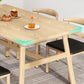 Modern 1/2/5/7 Pieces Dining Set Rectangle Wood Dining Table for Dining Room Clearhalo 'Dining Room Sets' 'Dining Tables & Seating' 'dining_room_set' 'furn' 'furn_dining_room_set' 'Furniture' 'Kitchen & Dining Furniture' 'kitchen&dining_furn' 'kitchen' 4640291