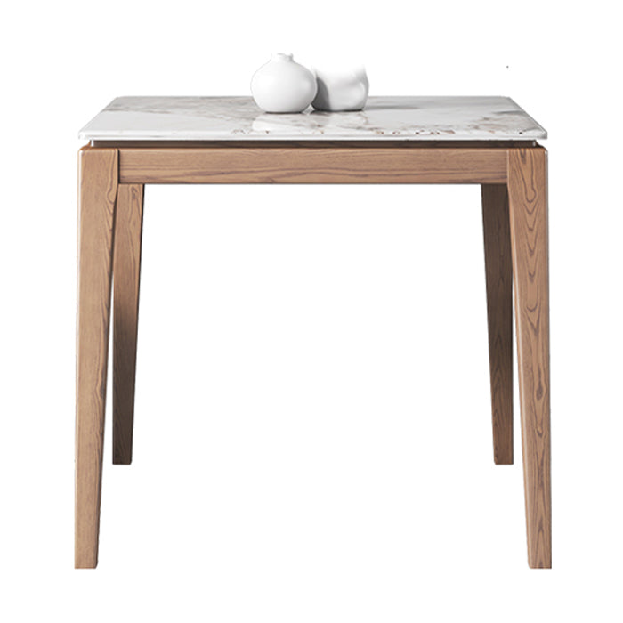 Industrial Style Square Dining Table Stone 4 Legs Dining Site Table for Dining Room Clearhalo ' dining_table' 'Dining Tables & Seating' 'Dining Tables' 'furn' 'furn_dining_table' 'Furniture' 'furniture_dining_table' 'Kitchen & Dining Furniture' 'kitchen&dining_furn' 'kitchen' 'kitchen_dining_table' 4640456