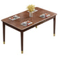 Luxury Walnut Table for Restaurant Rectangle Wooden Dining Table with 4 Legs Clearhalo ' dining_table' 'Dining Tables & Seating' 'Dining Tables' 'furn' 'furn_dining_table' 'Furniture' 'furniture_dining_table' 'Kitchen & Dining Furniture' 'kitchen&dining_furn' 'kitchen' 'kitchen_dining_table' 4640470