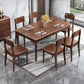 Luxury Walnut Table for Restaurant Rectangle Wooden Dining Table with 4 Legs Clearhalo ' dining_table' 'Dining Tables & Seating' 'Dining Tables' 'furn' 'furn_dining_table' 'Furniture' 'furniture_dining_table' 'Kitchen & Dining Furniture' 'kitchen&dining_furn' 'kitchen' 'kitchen_dining_table' 4640474