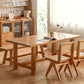 Contemporary Wood Dining Table Rectangle Dining Table with 4 Legs 55.1"L x 31.5"W x 29.5"H Without Chairs Clearhalo ' dining_table' 'Dining Tables & Seating' 'Dining Tables' 'furn' 'furn_dining_table' 'Furniture' 'furniture_dining_table' 'Kitchen & Dining Furniture' 'kitchen&dining_furn' 'kitchen' 'kitchen_dining_table' 4640592