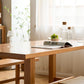 Contemporary Wood Dining Table Rectangle Dining Table with 4 Legs Clearhalo ' dining_table' 'Dining Tables & Seating' 'Dining Tables' 'furn' 'furn_dining_table' 'Furniture' 'furniture_dining_table' 'Kitchen & Dining Furniture' 'kitchen&dining_furn' 'kitchen' 'kitchen_dining_table' 4640600
