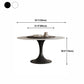 Modern Matte Finish Stone Table Round Tulip Dining Table for Home Clearhalo ' dining_table' 'Dining Tables & Seating' 'Dining Tables' 'furn' 'furn_dining_table' 'Furniture' 'furniture_dining_table' 'Kitchen & Dining Furniture' 'kitchen&dining_furn' 'kitchen' 'kitchen_dining_table' 4640647