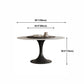 Modern Matte Finish Stone Table Round Tulip Dining Table for Home Clearhalo ' dining_table' 'Dining Tables & Seating' 'Dining Tables' 'furn' 'furn_dining_table' 'Furniture' 'furniture_dining_table' 'Kitchen & Dining Furniture' 'kitchen&dining_furn' 'kitchen' 'kitchen_dining_table' 4640648