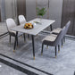 Modern Matte Finish Stone Dining Table Rectangle Dining Table Clearhalo ' dining_table' 'Dining Tables & Seating' 'Dining Tables' 'furn' 'furn_dining_table' 'Furniture' 'furniture_dining_table' 'Kitchen & Dining Furniture' 'kitchen&dining_furn' 'kitchen' 'kitchen_dining_table' 4640661