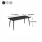 Modern Matte Finish Stone Dining Table Rectangle Dining Table Clearhalo ' dining_table' 'Dining Tables & Seating' 'Dining Tables' 'furn' 'furn_dining_table' 'Furniture' 'furniture_dining_table' 'Kitchen & Dining Furniture' 'kitchen&dining_furn' 'kitchen' 'kitchen_dining_table' 4640662