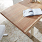 Modern Solid Wood Table for Restaurant Rectangle Dining Table with Double Pedestal Clearhalo ' dining_table' 'Dining Tables & Seating' 'Dining Tables' 'furn' 'furn_dining_table' 'Furniture' 'furniture_dining_table' 'Kitchen & Dining Furniture' 'kitchen&dining_furn' 'kitchen' 'kitchen_dining_table' 4640688