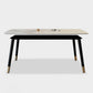 Traditional Luxury Dining Table Stone and Wood Legs Rectangle Dining Site Table Clearhalo ' dining_table' 'Dining Tables & Seating' 'Dining Tables' 'furn' 'furn_dining_table' 'Furniture' 'furniture_dining_table' 'Kitchen & Dining Furniture' 'kitchen&dining_furn' 'kitchen' 'kitchen_dining_table' 4640727