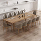 Modern Solid Wood Table for Restaurant Rectangle Brown Dining Table with 4 Legs 94.5"L x 39.4"W x 29.5"H Without Chairs Clearhalo ' dining_table' 'Dining Tables & Seating' 'Dining Tables' 'furn' 'furn_dining_table' 'Furniture' 'furniture_dining_table' 'Kitchen & Dining Furniture' 'kitchen&dining_furn' 'kitchen' 'kitchen_dining_table' 4640752