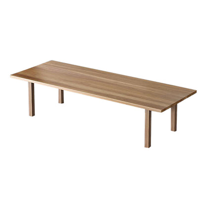 Modern Solid Wood Table for Restaurant Rectangle Brown Dining Table with 4 Legs Without Chairs Clearhalo ' dining_table' 'Dining Tables & Seating' 'Dining Tables' 'furn' 'furn_dining_table' 'Furniture' 'furniture_dining_table' 'Kitchen & Dining Furniture' 'kitchen&dining_furn' 'kitchen' 'kitchen_dining_table' 4640755