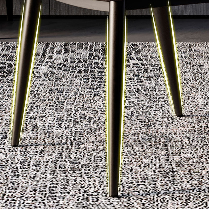 Modern Chairs Dining Armless Wingback Chair with Metal Legs for Kitchen Clearhalo ' kitchen&dining_furn' 'Dining Chairs' 'Dining Tables & Seating' 'dining_chair' 'furn' 'furn_dining_chair' 'Furniture' 'furniture_dining_chair' 'Kitchen & Dining Furniture' 'kitchen' 4640792