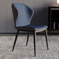Modern Chairs Dining Armless Wingback Chair with Metal Legs for Kitchen Blue 1 Piece Clearhalo ' kitchen&dining_furn' 'Dining Chairs' 'Dining Tables & Seating' 'dining_chair' 'furn' 'furn_dining_chair' 'Furniture' 'furniture_dining_chair' 'Kitchen & Dining Furniture' 'kitchen' 4640795
