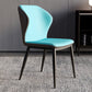 Modern Chairs Dining Armless Wingback Chair with Metal Legs for Kitchen Sky Blue 1 Piece Clearhalo ' kitchen&dining_furn' 'Dining Chairs' 'Dining Tables & Seating' 'dining_chair' 'furn' 'furn_dining_chair' 'Furniture' 'furniture_dining_chair' 'Kitchen & Dining Furniture' 'kitchen' 4640798