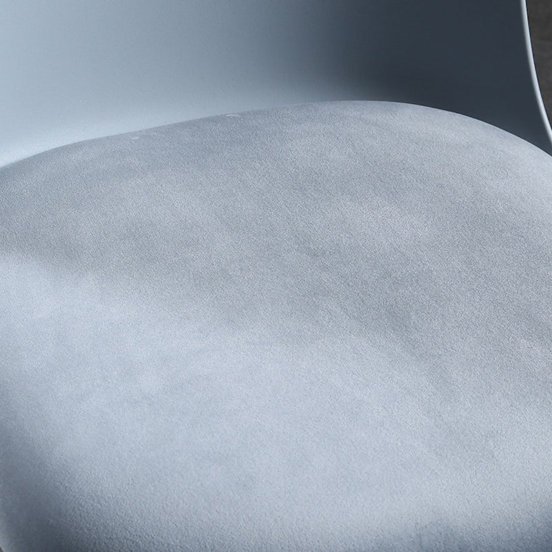 Scandinavian Plastic Dining Armless Chair Solid Back Chair for Home Clearhalo ' kitchen&dining_furn' 'Dining Chairs' 'Dining Tables & Seating' 'dining_chair' 'furn' 'furn_dining_chair' 'Furniture' 'furniture_dining_chair' 'Kitchen & Dining Furniture' 'kitchen' 4640887