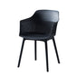 Plastic Scandinavian Dining Kitchen Room Chair Slat Back Arm Chair Clearhalo ' kitchen&dining_furn' 'Dining Chairs' 'Dining Tables & Seating' 'dining_chair' 'furn' 'furn_dining_chair' 'Furniture' 'furniture_dining_chair' 'Kitchen & Dining Furniture' 'kitchen' 4640924