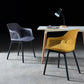 Plastic Scandinavian Dining Kitchen Room Chair Slat Back Arm Chair Clearhalo ' kitchen&dining_furn' 'Dining Chairs' 'Dining Tables & Seating' 'dining_chair' 'furn' 'furn_dining_chair' 'Furniture' 'furniture_dining_chair' 'Kitchen & Dining Furniture' 'kitchen' 4640936