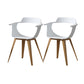 Modern Chair Open Back Dining Arm Chairs with Metal Legs for Kitchen White 2 Piece Set Clearhalo ' kitchen&dining_furn' 'Dining Chairs' 'Dining Tables & Seating' 'dining_chair' 'furn' 'furn_dining_chair' 'Furniture' 'furniture_dining_chair' 'Kitchen & Dining Furniture' 'kitchen' 4640962