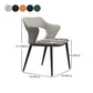 Industrial Design Faux Leather Dining Chairs Open Back Arm Dining Chairs Clearhalo ' kitchen&dining_furn' 'Dining Chairs' 'Dining Tables & Seating' 'dining_chair' 'furn' 'furn_dining_chair' 'Furniture' 'furniture_dining_chair' 'Kitchen & Dining Furniture' 'kitchen' 4641003