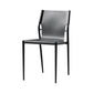 Industrial Style Leather Dining Side Chair Solid Back Armless Dining Chair Clearhalo ' kitchen&dining_furn' 'Dining Chairs' 'Dining Tables & Seating' 'dining_chair' 'furn' 'furn_dining_chair' 'Furniture' 'furniture_dining_chair' 'Kitchen & Dining Furniture' 'kitchen' 4641013