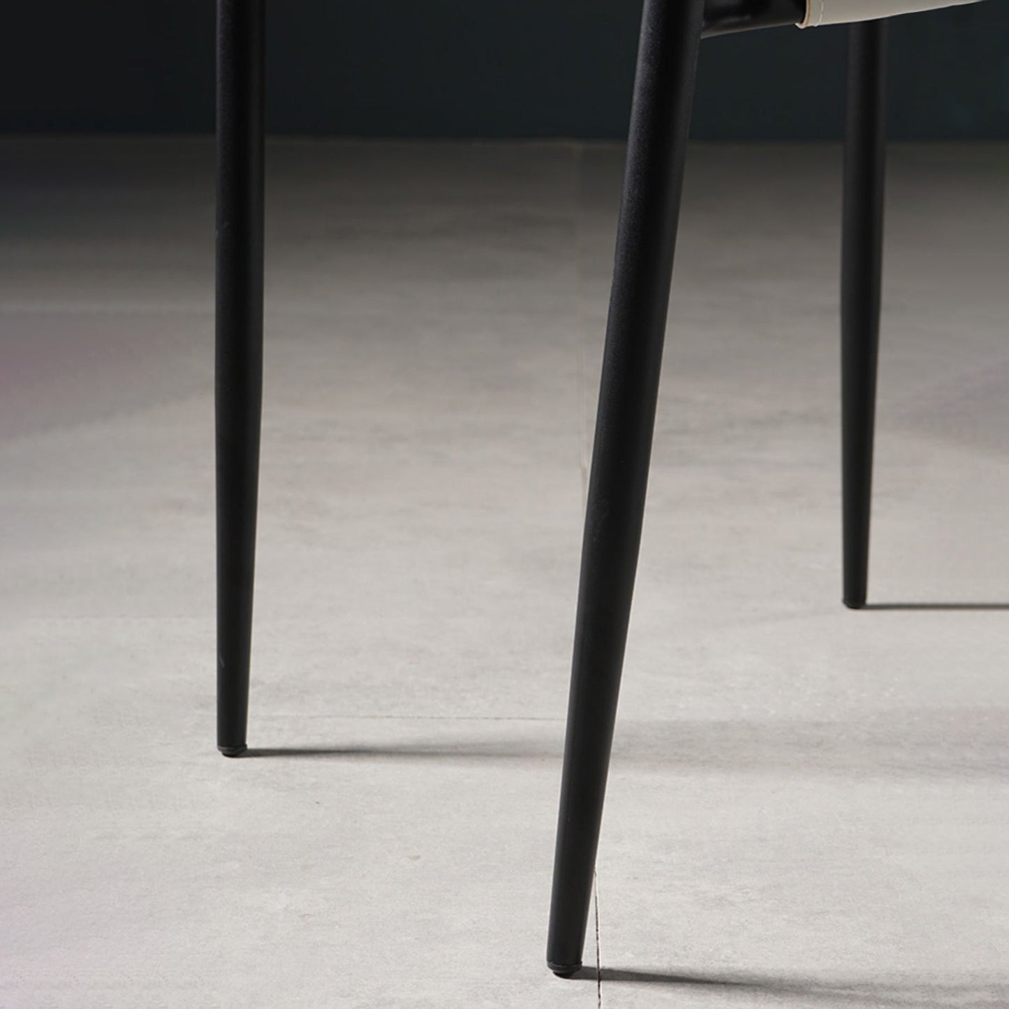 Industrial Style Leather Dining Side Chair Solid Back Armless Dining Chair Clearhalo ' kitchen&dining_furn' 'Dining Chairs' 'Dining Tables & Seating' 'dining_chair' 'furn' 'furn_dining_chair' 'Furniture' 'furniture_dining_chair' 'Kitchen & Dining Furniture' 'kitchen' 4641017