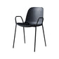 Modern Style Chair Dining Arm Chairs with Metal Legs for Kitchen Black 1 Piece Clearhalo ' kitchen&dining_furn' 'Dining Chairs' 'Dining Tables & Seating' 'dining_chair' 'furn' 'furn_dining_chair' 'Furniture' 'furniture_dining_chair' 'Kitchen & Dining Furniture' 'kitchen' 4641025
