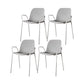 Modern Style Chair Dining Arm Chairs with Metal Legs for Kitchen Grey 4 Piece Set Clearhalo ' kitchen&dining_furn' 'Dining Chairs' 'Dining Tables & Seating' 'dining_chair' 'furn' 'furn_dining_chair' 'Furniture' 'furniture_dining_chair' 'Kitchen & Dining Furniture' 'kitchen' 4641035