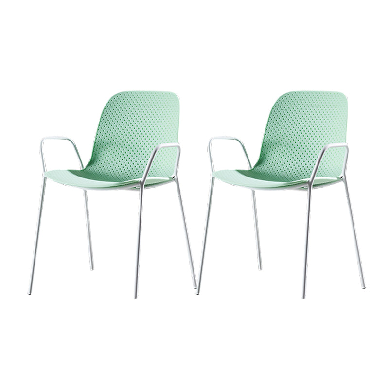 Modern Style Chair Dining Arm Chairs with Metal Legs for Kitchen Green 2 Piece Set Clearhalo ' kitchen&dining_furn' 'Dining Chairs' 'Dining Tables & Seating' 'dining_chair' 'furn' 'furn_dining_chair' 'Furniture' 'furniture_dining_chair' 'Kitchen & Dining Furniture' 'kitchen' 4641050
