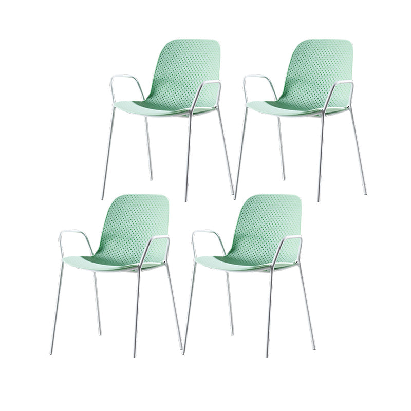 Modern Style Chair Dining Arm Chairs with Metal Legs for Kitchen Green 4 Piece Set Clearhalo ' kitchen&dining_furn' 'Dining Chairs' 'Dining Tables & Seating' 'dining_chair' 'furn' 'furn_dining_chair' 'Furniture' 'furniture_dining_chair' 'Kitchen & Dining Furniture' 'kitchen' 4641052