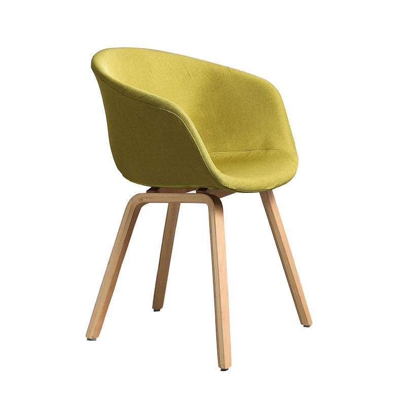 Modern Milk Tea Shop Solid Back Arm Chair Plastic Matte Finish Dining Chair Turquoise 1 Piece Clearhalo ' kitchen&dining_furn' 'Dining Chairs' 'Dining Tables & Seating' 'dining_chair' 'Furniture' 'furniture_dining_chair' 'Kitchen & Dining Furniture' 'kitchen' 4641064