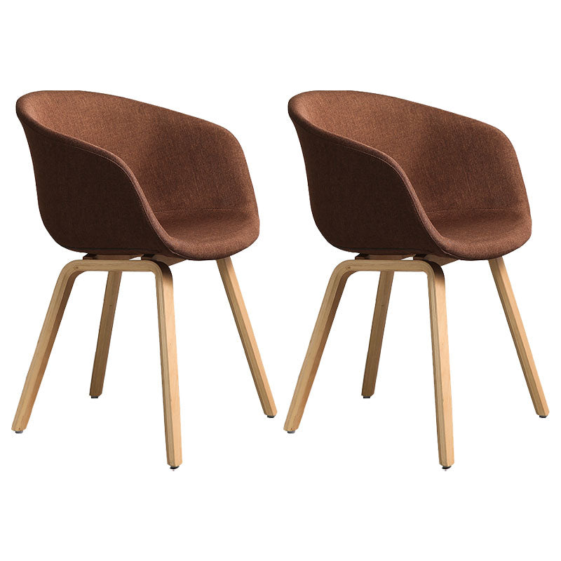 Modern Milk Tea Shop Solid Back Arm Chair Plastic Matte Finish Dining Chair Coffee Set of 2 Clearhalo ' kitchen&dining_furn' 'Dining Chairs' 'Dining Tables & Seating' 'dining_chair' 'Furniture' 'furniture_dining_chair' 'Kitchen & Dining Furniture' 'kitchen' 4641072